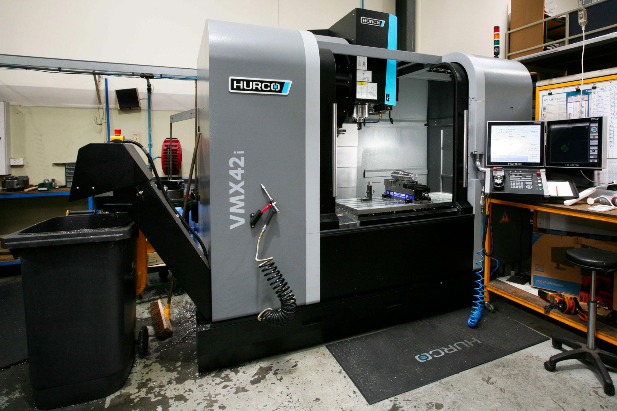 Semtool's Hurco VMX42i CNC machining centre in the Springvale workshop.